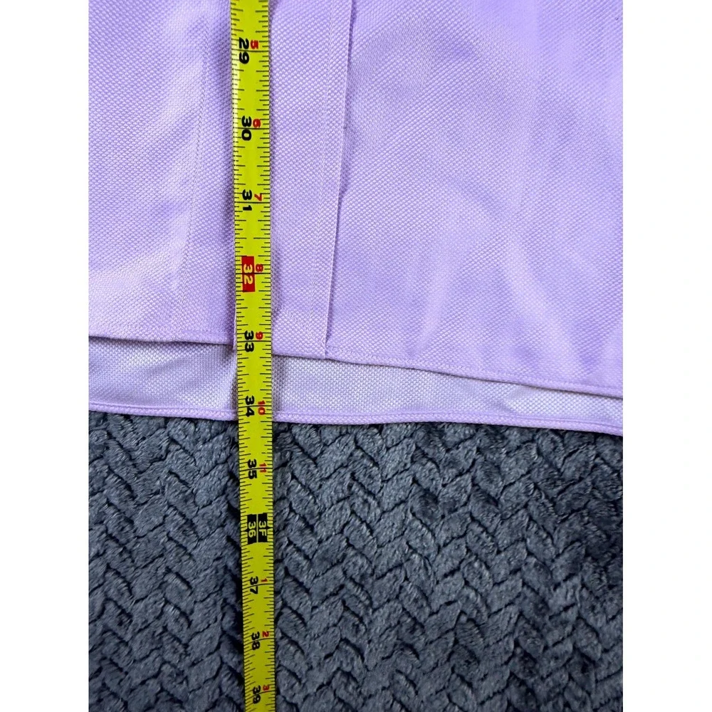 Polo Ralph Lauren Mens Dress Shirt 17.5 34/35 Purple Classic Fit Easy Care NEW